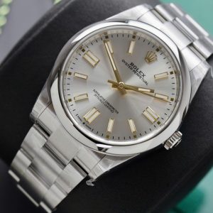 Đồng Hồ Rolex Oyster Perpetual Chế Tác Mặt Bạc Máy Cơ Thụy Sỹ Nhà Máy VS 41mm (2)