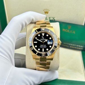 Đồng Hồ Rolex Submariner 126618LN Chế Tác Mạ Vàng Mặt Đen Nhà Máy VS 41mm (2)