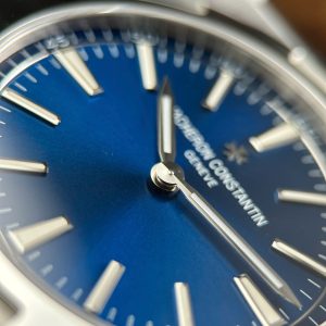 Đồng Hồ Vacheron Constantin Chế Tác Overseas Ultra-Thin 2000V Mặt Xanh Dương Dây Kim Loại Xưởng 8F 40mm (2)