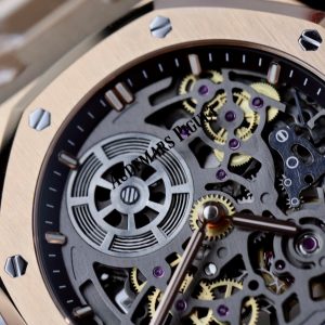 Đồng Hồ Audemars Piguet Chế Tác Royal Oak Jumbo Extra-thin Openworked 16204 Máy Cơ Thụy Sỹ Nhà Máy ZF 39mm (2)