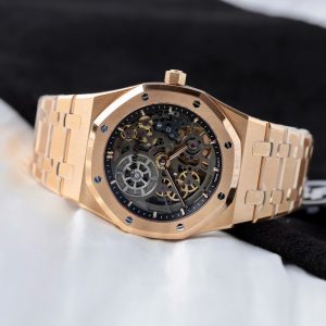 Đồng Hồ Audemars Piguet Chế Tác Royal Oak Jumbo Extra-thin Openworked 16204 Máy Cơ Thụy Sỹ Nhà Máy ZF 39mm (2)