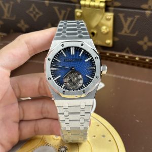 Đồng Hồ Audemars Piguet Royal Oak Selfwinding Flying Tourbillon 26530ST Chế Tác Mặt Xanh Khói 41mm (2)