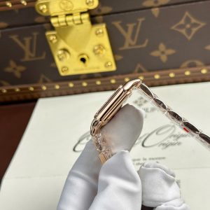 Đồng Hồ Cartier Panthere Nữ Chế Tác Mặt Trắng Máy Pin Thụy Sỹ Xưởng BV 27x36mm (2)