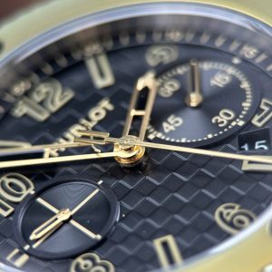 Đồng Hồ Hublot Big Bang Bản Kỉ Niệm 20 Năm Replica 11 Máy Cơ Tự Động Dây Cao Su Xưởng BBA 43mm (2)