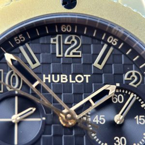 Đồng Hồ Hublot Big Bang Bản Kỉ Niệm 20 Năm Replica 11 Máy Cơ Tự Động Dây Cao Su Xưởng BBA 43mm (2)