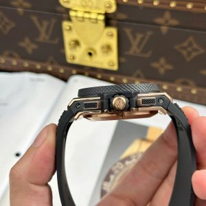 Đồng Hồ Hublot Big Bang King Gold Bản Kỉ Niệm 20 Năm Replica 11 Máy Cơ Tự Động Dây Cao Su Xưởng BBA 43mm (2)