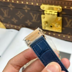 Đồng Hồ Hublot Classic Fusion King Gold Chế Tác Mặt Xanh Dương Trọng Lượng 85 Gram Xưởng JJZ 42mm (2)