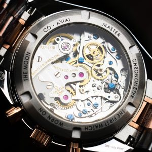 Đồng Hồ Omega SpeedMaster MoonWatch Chế Tác Demi Vàng Hồng Dây Kim Loại 42mm (2)