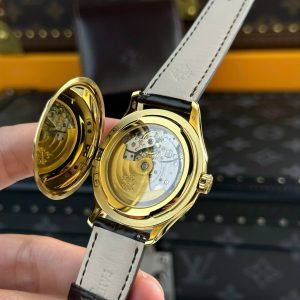 Đồng Hồ Patek Philippe Calatrava 5227R Chế Tác Mạ Vàng Dây Da Nhà Máy 3K 39mm (2)