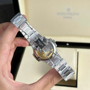 Đồng Hồ Patek Philippe Nautilus 7118 Chế Tác Mặt Xanh Dương Viền Đính Đá CZ Nhà Máy 3K 35 (2)
