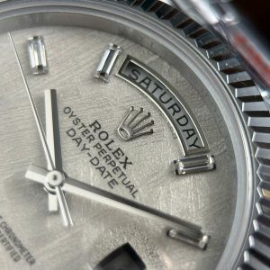Đồng Hồ Rolex Day-Date Chế Tác Mặt Thiên Thạch Trọng Lượng 186 Grams Nhà Máy QF 40mm (2)