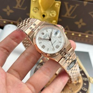 Đồng Hồ Rolex Replica 11 Land-Dweller 127235 Mặt Trắng Máy Cơ Tự Đông 36mm (2)