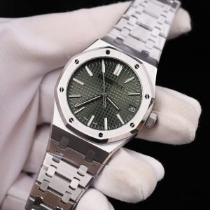 Đồng Hồ Audemars Piguet Royal Oak 15500 Chế Tác Mặt Xanh Lá Cây Máy Cơ Thụy Sỹ Nhà Máy APS 41mm (2)