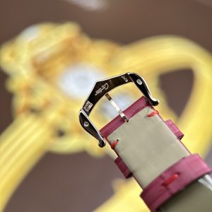 Đồng Hồ Cartier Ballon Blanc Rep Cao Cấp Nữ Máy Pin Dây Da Đỏ Xưởng AF 30mm (2)