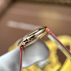 Đồng Hồ Cartier Ballon Blanc Rep Cao Cấp Nữ Máy Pin Dây Da Đỏ Xưởng AF 30mm (2)