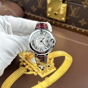 Đồng Hồ Cartier Ballon Bleu Chế Tác Nữ Máy Cơ Tự Động Thụy Sỹ Nhà Máy AF 33mm (1)