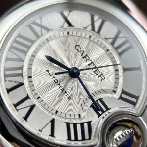 Đồng Hồ Cartier Ballon Bleu Rep Cao Cấp Nữ Dây Da Màu Hồng Máy Cơ Tự Động Xưởng AF 33mm (2)