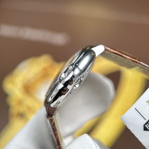 Đồng Hồ Cartier Ballon Bleu Replica 11 Nữ Dây Da Nâu Máy Cơ Tự Động Xưởng AF 33mm (2)