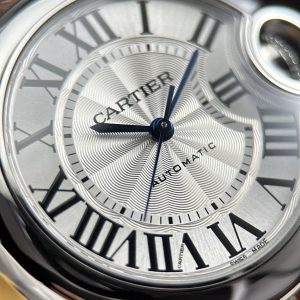 Đồng Hồ Cartier Ballon Bleu Replica 11 Nữ Dây Da Nâu Máy Cơ Tự Động Xưởng AF 33mm (2)