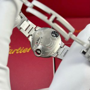 Đồng Hồ Cartier Ballon Bleu Replica 11 Nữ Dây Kim Loại Máy Cơ Tự Động Xưởng AF 33mm (1)