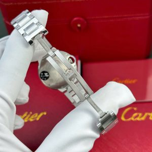 Đồng Hồ Cartier Ballon Bleu Replica 11 Nữ Dây Kim Loại Máy Cơ Tự Động Xưởng AF 33mm (1)