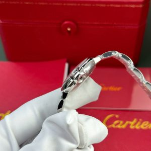 Đồng Hồ Cartier Ballon Bleu Replica 11 Nữ Dây Kim Loại Máy Cơ Tự Động Xưởng AF 33mm (1)