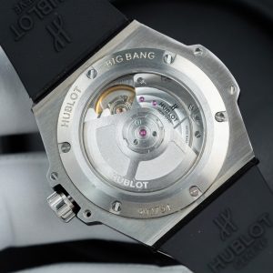 Đồng Hồ Hublot Big Bang One Click Replica 11 Màu Đen Đính Kim Cương Moissanite 39mm (2)