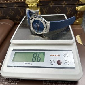 Đồng Hồ Hublot Chế Tác Classic Fusion Titanium Boutique Pisa 1940 Edition Màu Xanh Dương Xưởng JJZ 42mm (2)