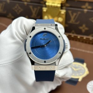 Đồng Hồ Hublot Chế Tác Classic Fusion Titanium Boutique Pisa 1940 Edition Màu Xanh Dương Xưởng JJZ 42mm (2)