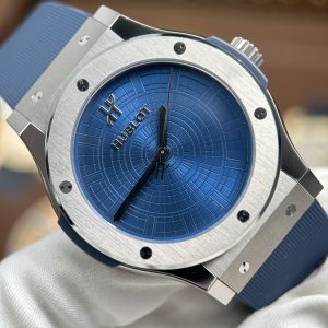 Đồng Hồ Hublot Chế Tác Classic Fusion Titanium Boutique Pisa 1940 Edition Màu Xanh Dương Xưởng JJZ 42mm (2)
