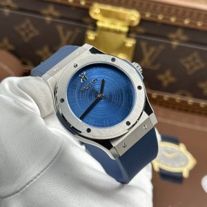 Đồng Hồ Hublot Chế Tác Classic Fusion Titanium Boutique Pisa 1940 Edition Màu Xanh Dương Xưởng JJZ 42mm (2)