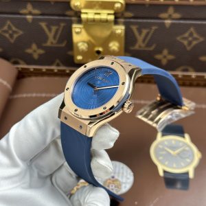 Đồng Hồ Hublot Replica 11 Classic Fusion King Gold Boutique Pisa 1940 Edition Dây Cao Su Xưởng JJZ 42mm (2)