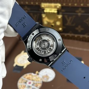Đồng Hồ Hublot Replica Cao Cấp Classic Fusion Boutique Pisa 1940 Edition Vỏ Gốm Đen Xưởng JJZ 42mm (2)