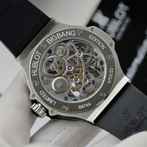 Đồng Hồ Nam Hublot Big Bang Tourbillon Replica 11 Mặt Lộ Cơ Dây Cao Su 44mm (2)