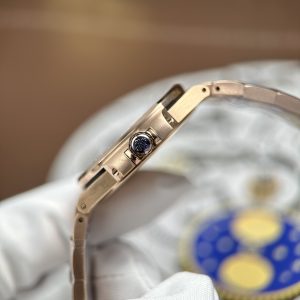 Đồng Hồ Nữ Patek Philippe Nautilus 7010 Chế Tác Vỏ Mạ Vàng Hồng Máy Pin Thụy Sỹ 32mm (2)