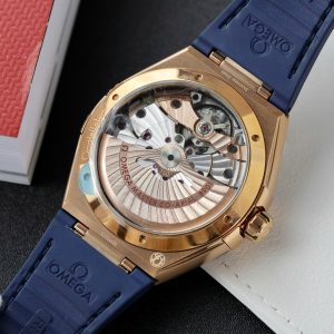 Đồng Hồ Omega Constellation Chế Tác Mặt Xanh Viền Gốm Nhà Máy VS 41mm (2)