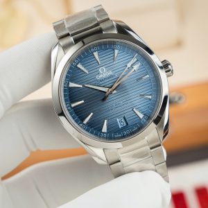 Đồng Hồ Omega Replica 11 Seamaster Aqua Terra 150M Mặt Số Summer Blue Nhà Máy VS 41mm (2)