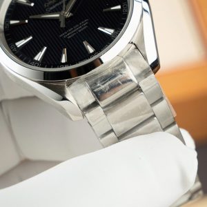 Đồng Hồ Omega Seamaster Aqua Terra Chế Tác Mặt Đen Kẻ Sọc Máy Cơ Thụy Sỹ Xưởng VS 41mm (3)