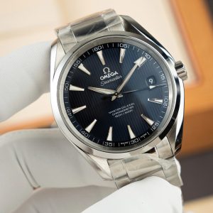 Đồng Hồ Omega Seamaster Aqua Terra Chế Tác Mặt Đen Kẻ Sọc Máy Cơ Thụy Sỹ Xưởng VS 41mm (3)