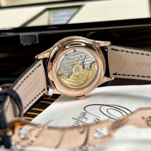 Đồng Hồ Patek Philippe Complications 5396R Chế Tác Bọc Vàng Hồng 18K Mặt Xanh Dương 38 (2)