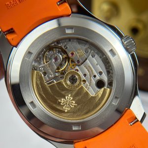 Đồng Hồ Patek Philippe Nautilus 5167 Tinh Chỉnh Nhà Máy Mặt Xám Dây Cao Su Cam 40mm (2)