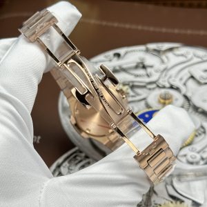 Đồng Hồ Patek Philippe Replica 11 Nautilus 7010 Vỏ Mạ Vàng Hồng Máy Pin 32mm (6)