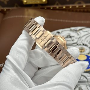 Đồng Hồ Patek Philippe Replica 11 Nautilus 7010 Vỏ Mạ Vàng Hồng Máy Pin 32mm (6)
