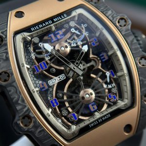 Đồng Hồ Richard Mille RM21-01 Aerodyne Replica 11 Bộ Máy Tourbillon Dây Cao Su Xưởng RM 43x51mm (2)
