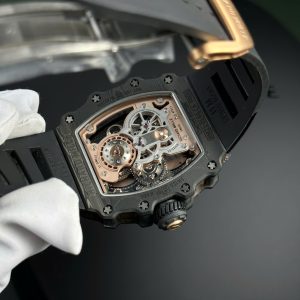 Đồng Hồ Richard Mille RM21-01 Aerodyne Replica 11 Bộ Máy Tourbillon Dây Cao Su Xưởng RM 43x51mm (2)