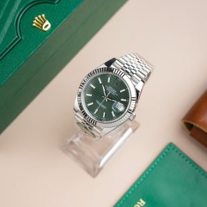Đồng Hồ Rolex DateJust 126334 Chế Tác Mặt Xanh Lá Cây Họa Tiết Nếp Gấp Nhà Máy Clean 41mm (2)