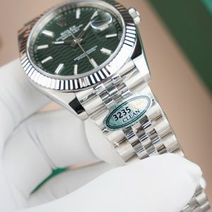 Đồng Hồ Rolex DateJust 126334 Chế Tác Mặt Xanh Lá Cây Họa Tiết Nếp Gấp Nhà Máy Clean 41mm (2)