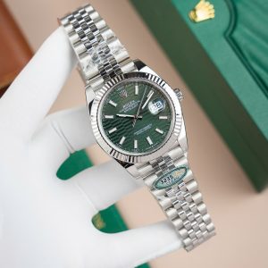 Đồng Hồ Rolex DateJust 126334 Chế Tác Mặt Xanh Lá Cây Họa Tiết Nếp Gấp Nhà Máy Clean 41mm (2)