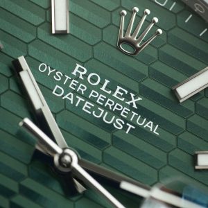 Đồng Hồ Rolex DateJust 126334 Chế Tác Mặt Xanh Lá Cây Họa Tiết Nếp Gấp Nhà Máy Clean 41mm (2)