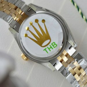 Đồng Hồ Rolex DateJust Nữ Replica 11 Mặt Vàng Máy Cơ Thụy Sỹ Nhà Máy THB 31mm (2)